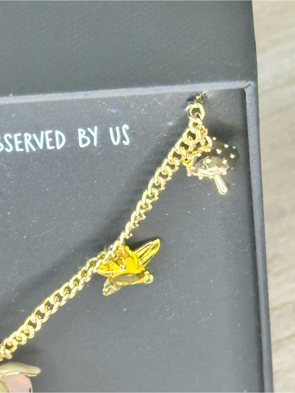 Coach Gold-Tone Charm Necklace with Mushroom Star - Picture 4 of 7